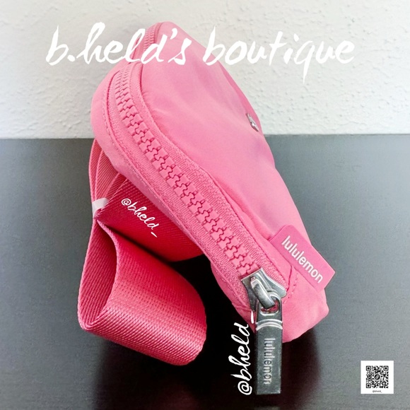 lululemon Everywhere Belt Bag in Sakura Pink One Size 1L Brand New NWT - Picture 9 of 16